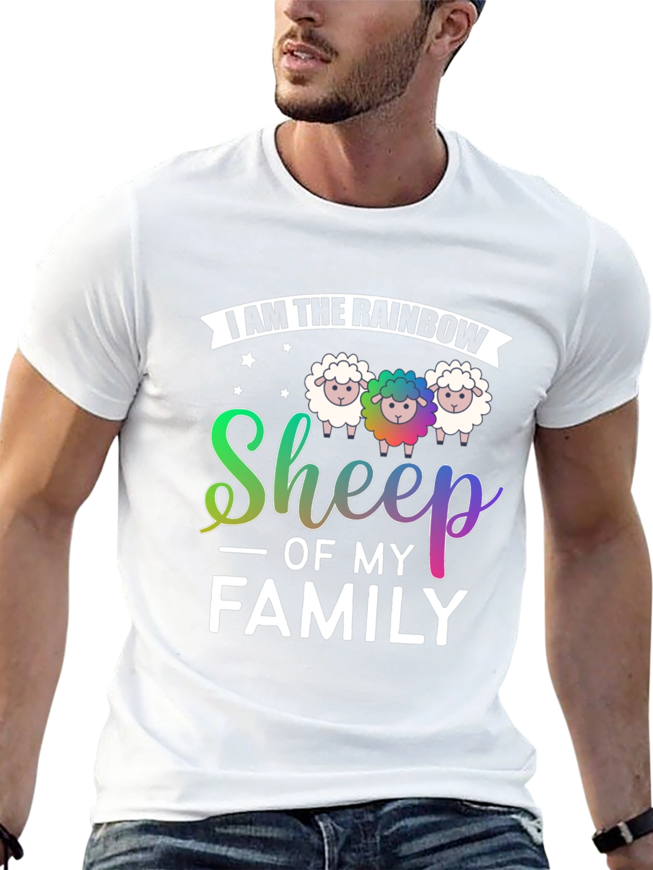 Rainbow Sheep of My Family T-Shirt