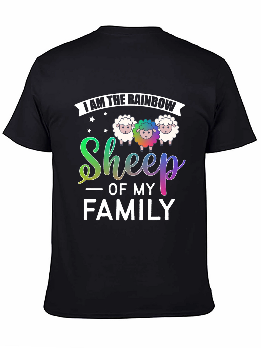 Rainbow Sheep of My Family T-Shirt