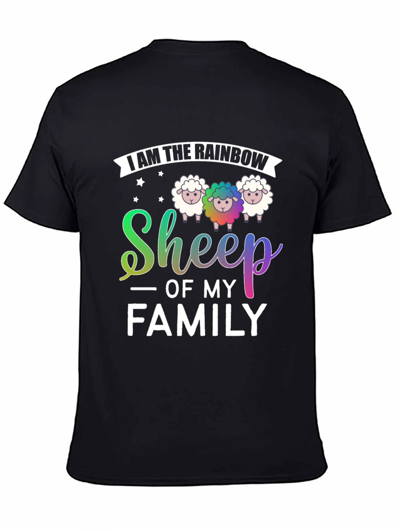 Rainbow Sheep of My Family T-Shirt