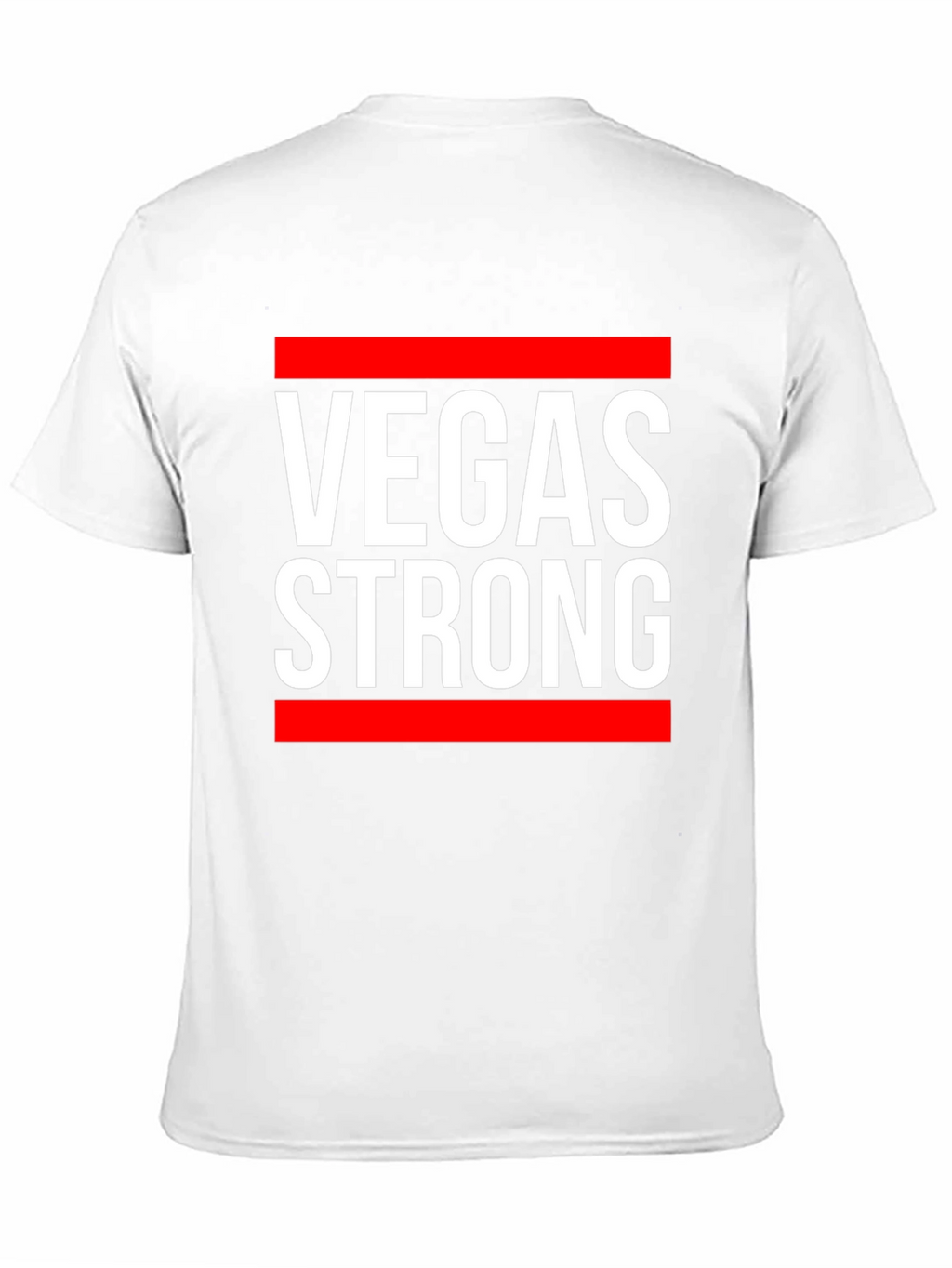 Vegas Strong Graphic Tee - Black Cotton T-Shirt