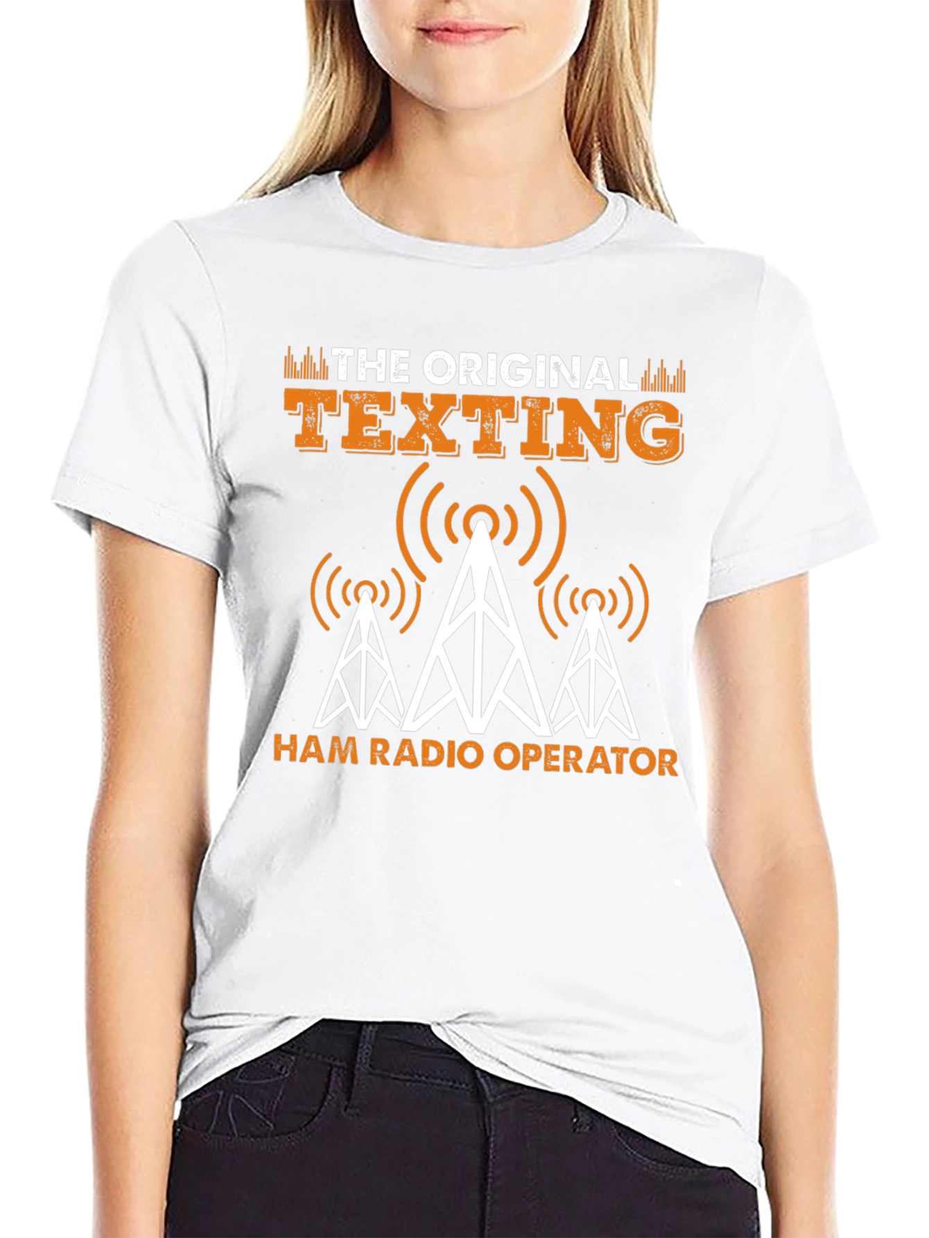 Original Texting Ham Radio Operator T-Shirt