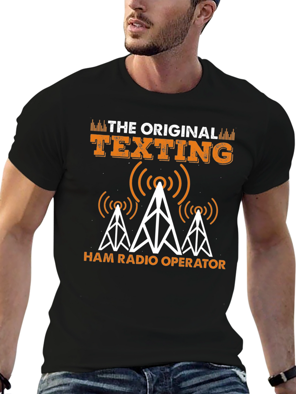 Original Texting Ham Radio Operator T-Shirt