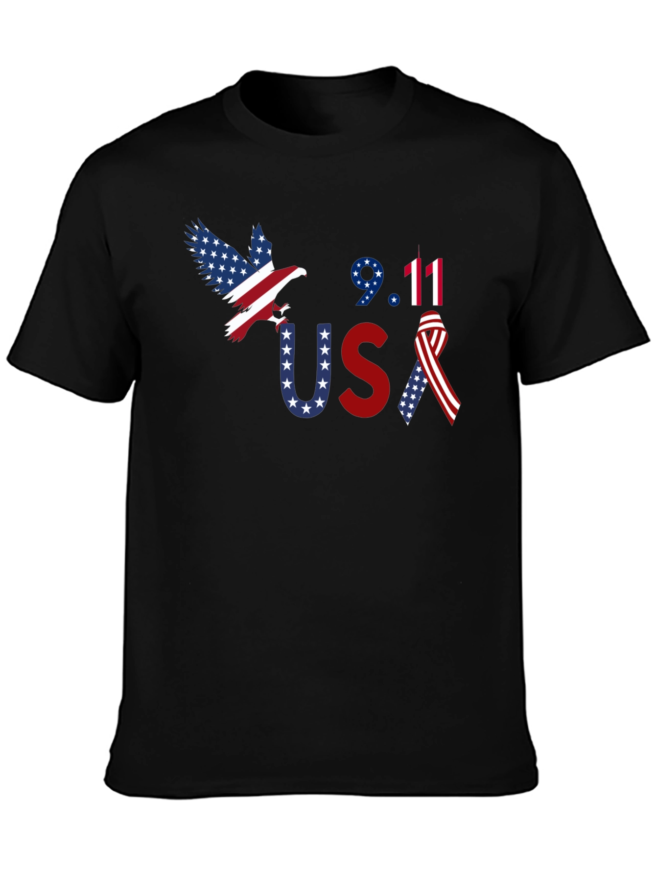 9/11 Patriot USA Graphic T-Shirt