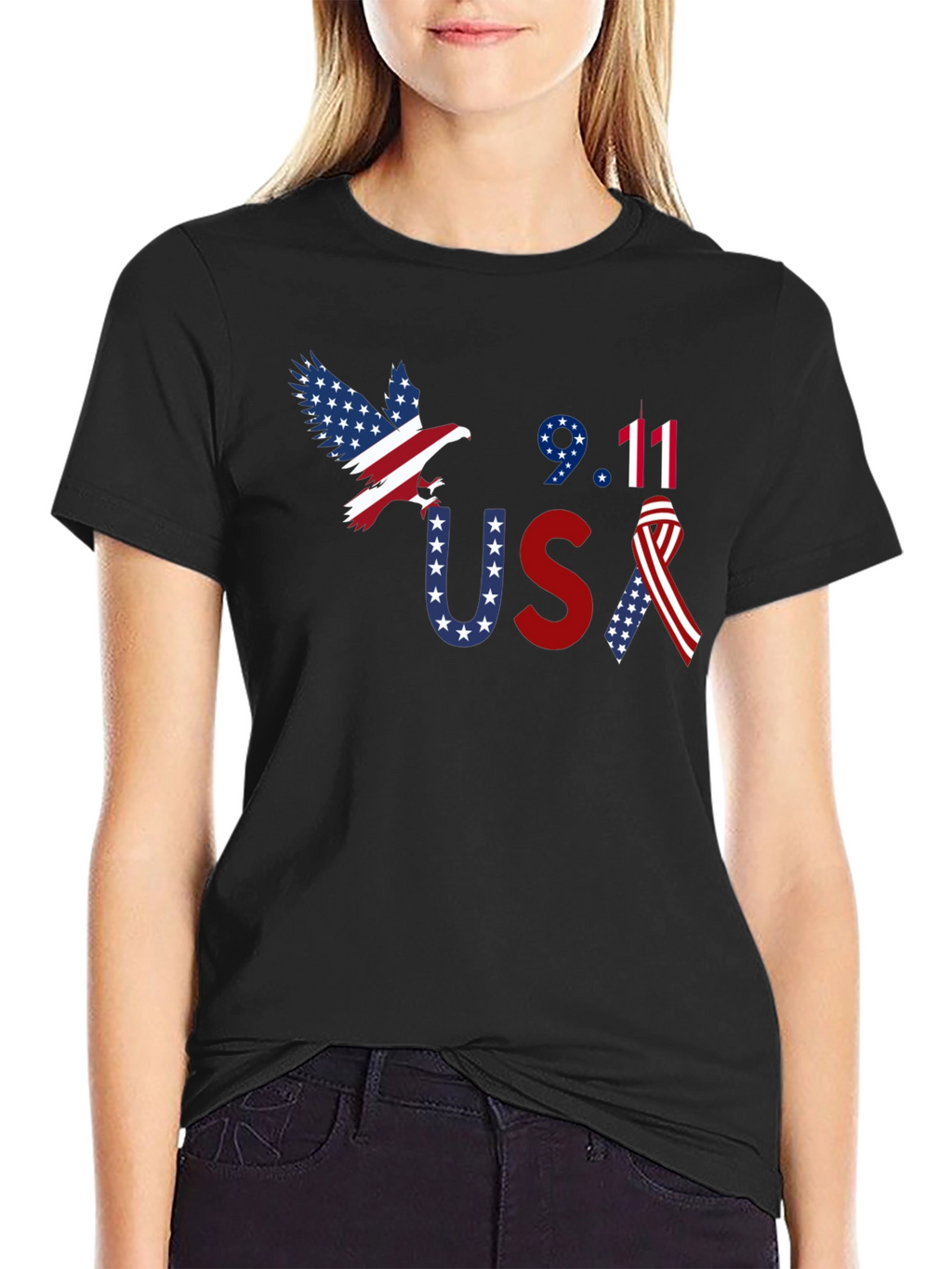 9/11 Patriot USA Graphic T-Shirt