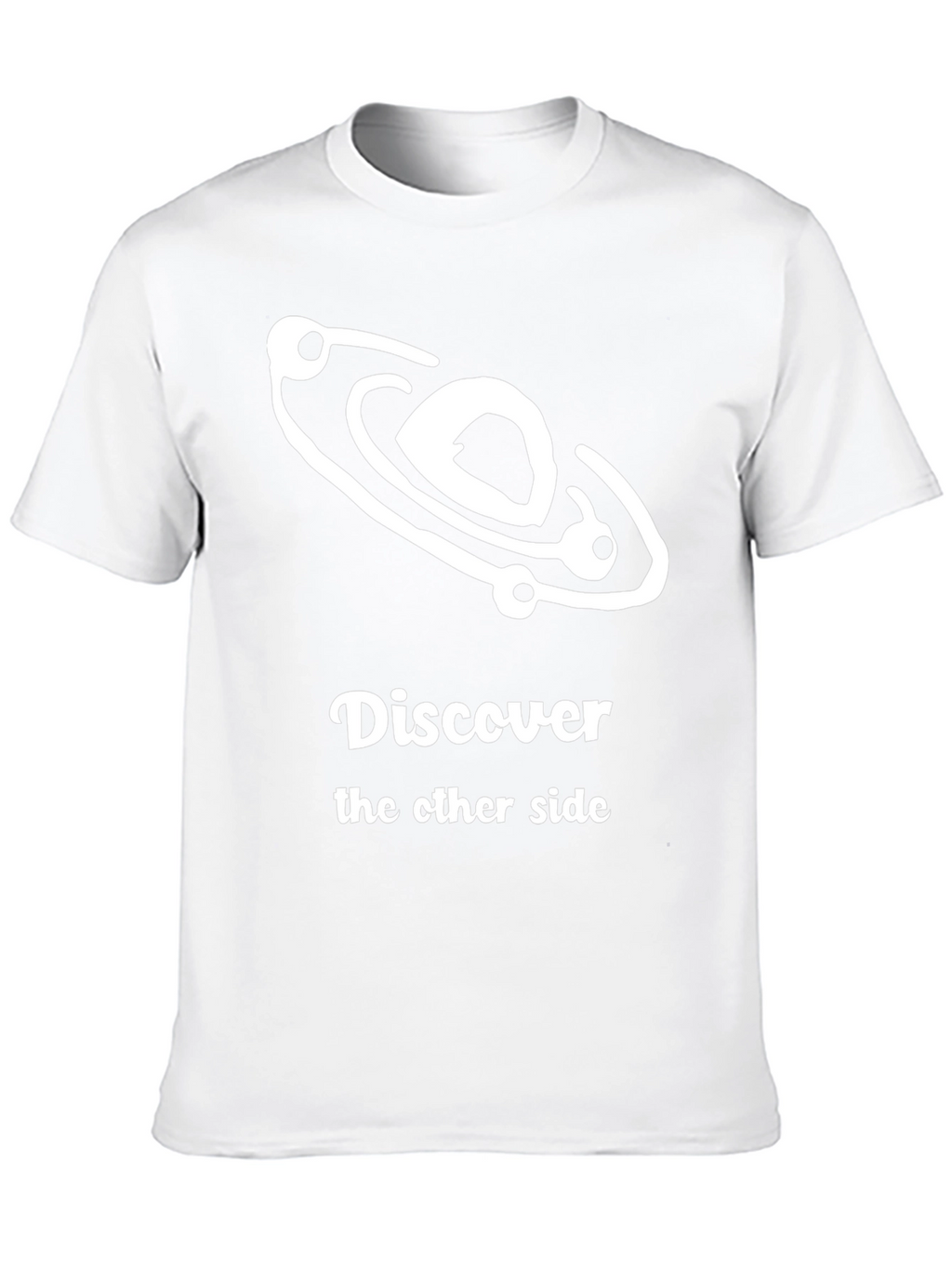 Discover Graphic Tee - Black Cotton T-Shirt