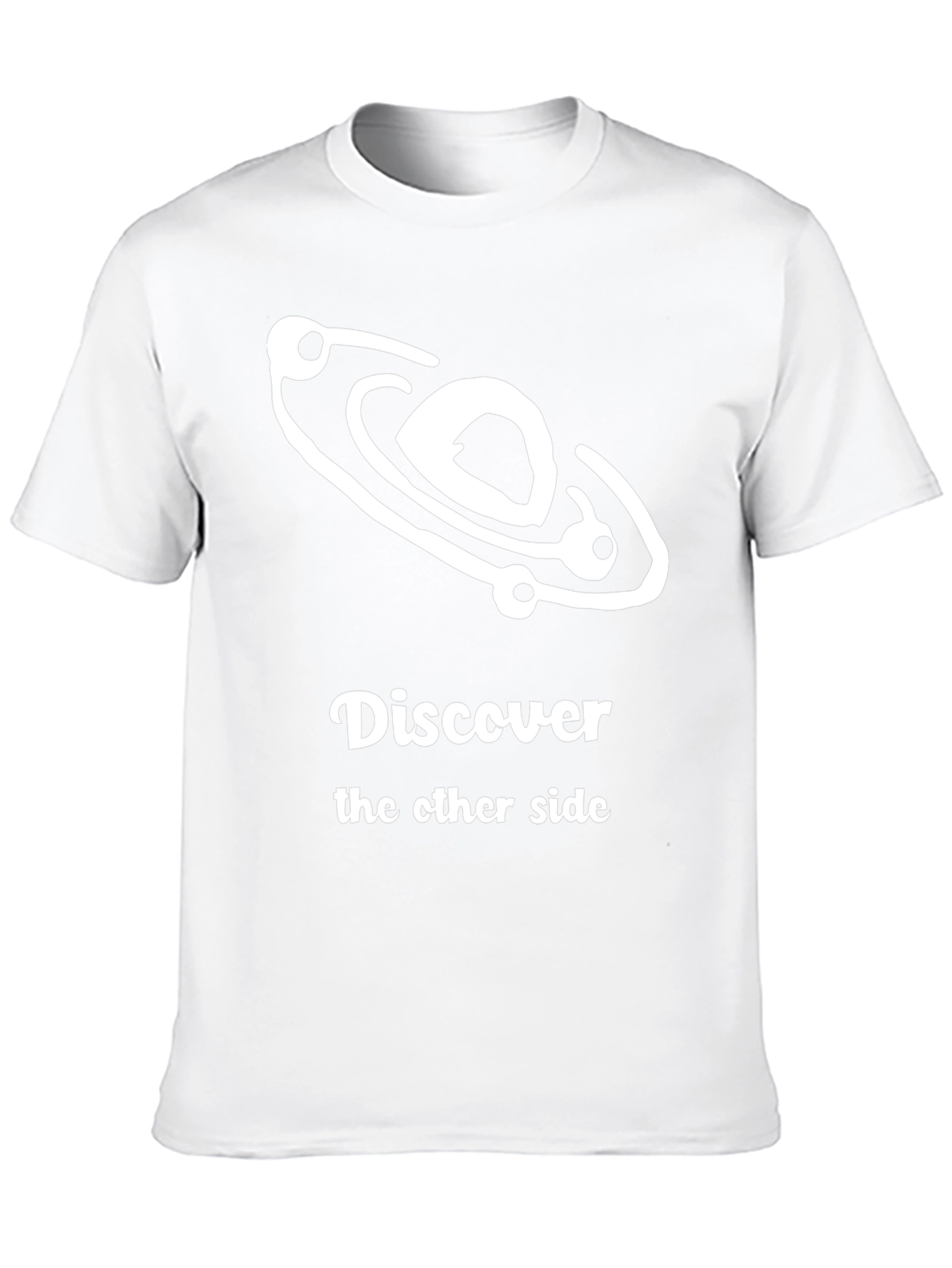 Discover Graphic Tee - Black Cotton T-Shirt