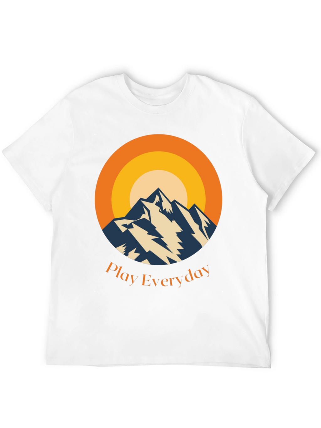 Mountain Sunset Graphic Tee - Play Everyday