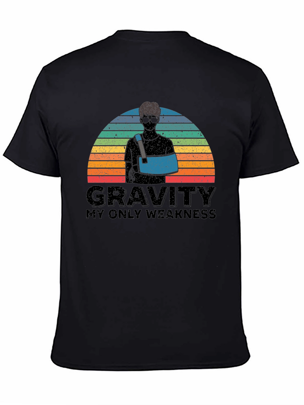 Gravity Weakness Arm Sling Graphic Tee