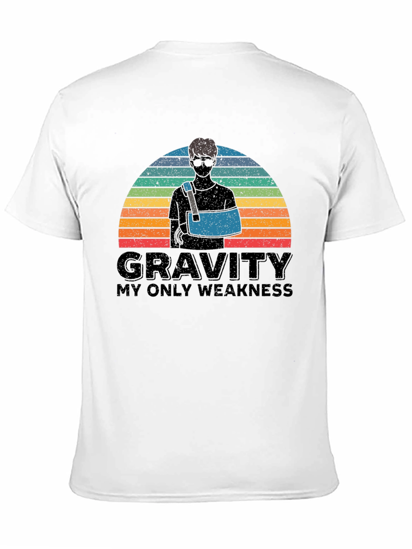 Gravity Weakness Arm Sling Graphic Tee