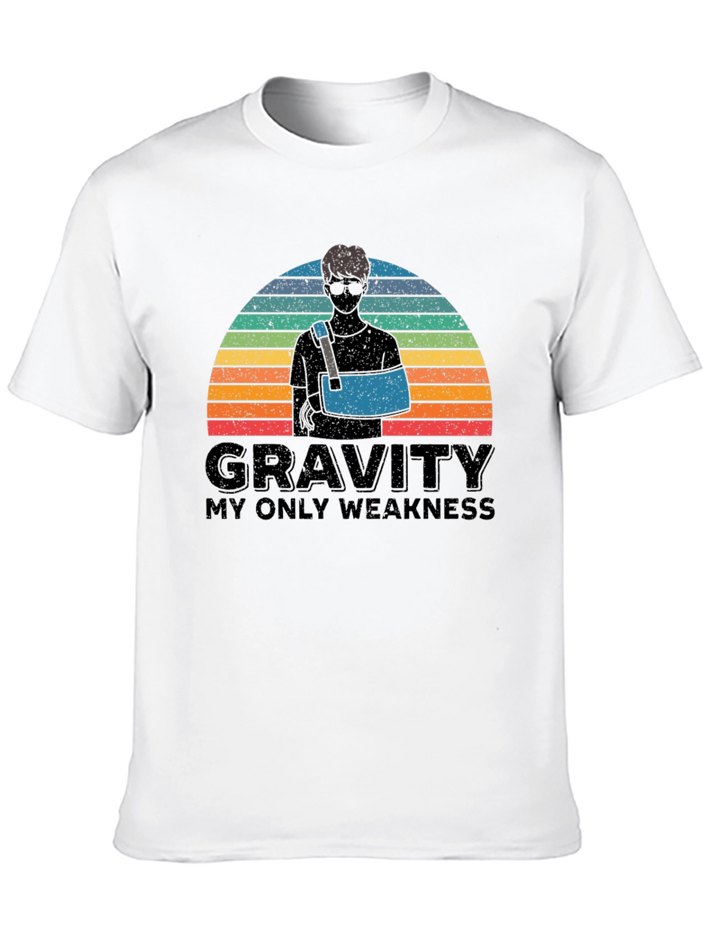 Gravity Weakness Arm Sling Graphic Tee