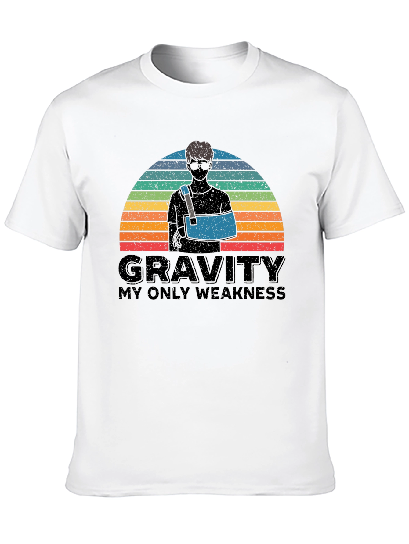 Gravity Weakness Arm Sling Graphic Tee