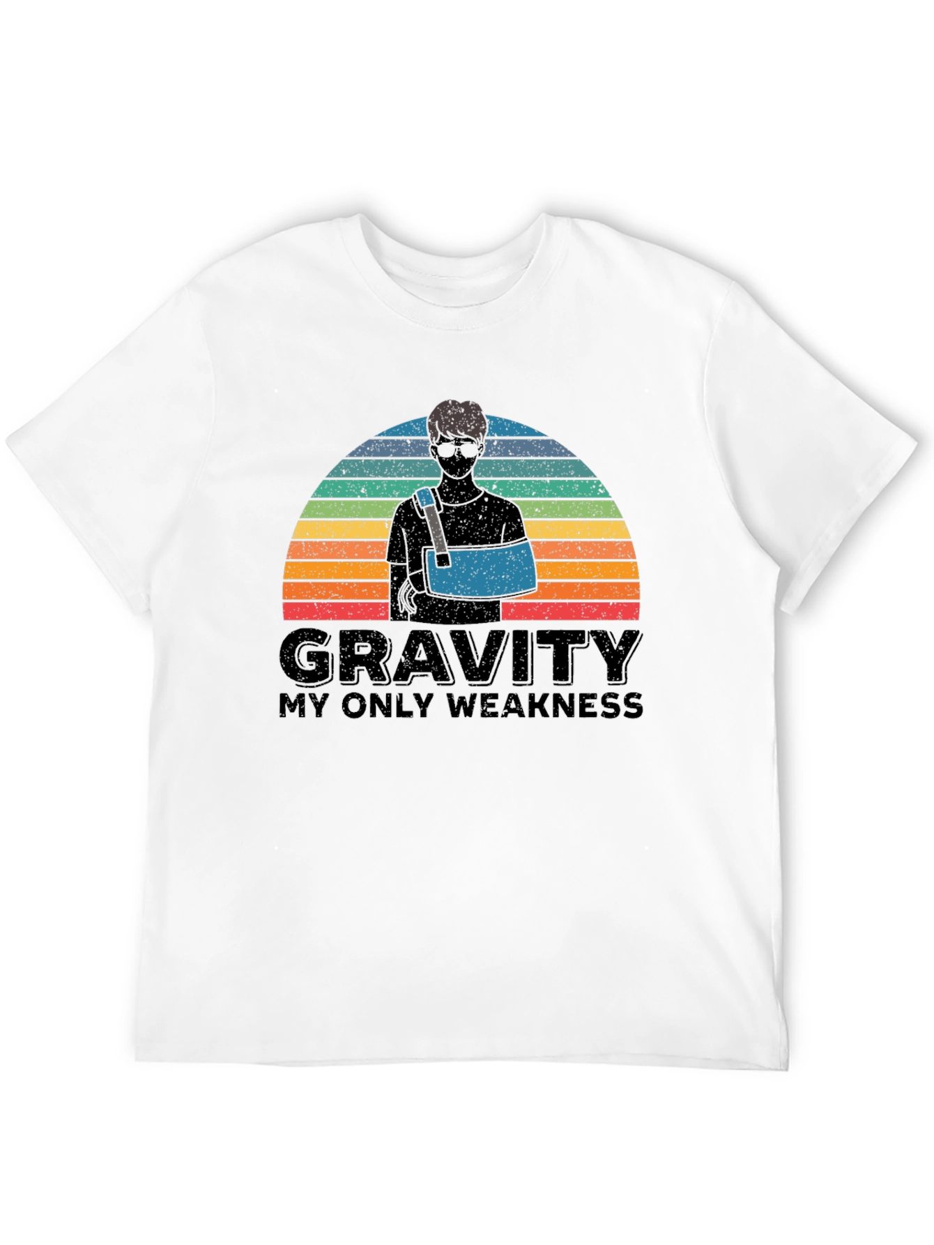 Gravity Weakness Arm Sling Graphic Tee