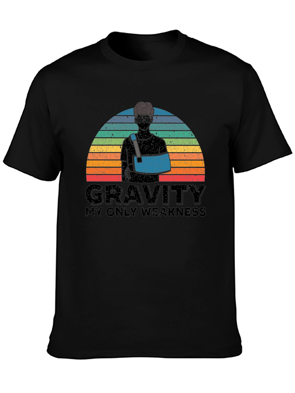 Gravity Weakness Arm Sling Graphic Tee