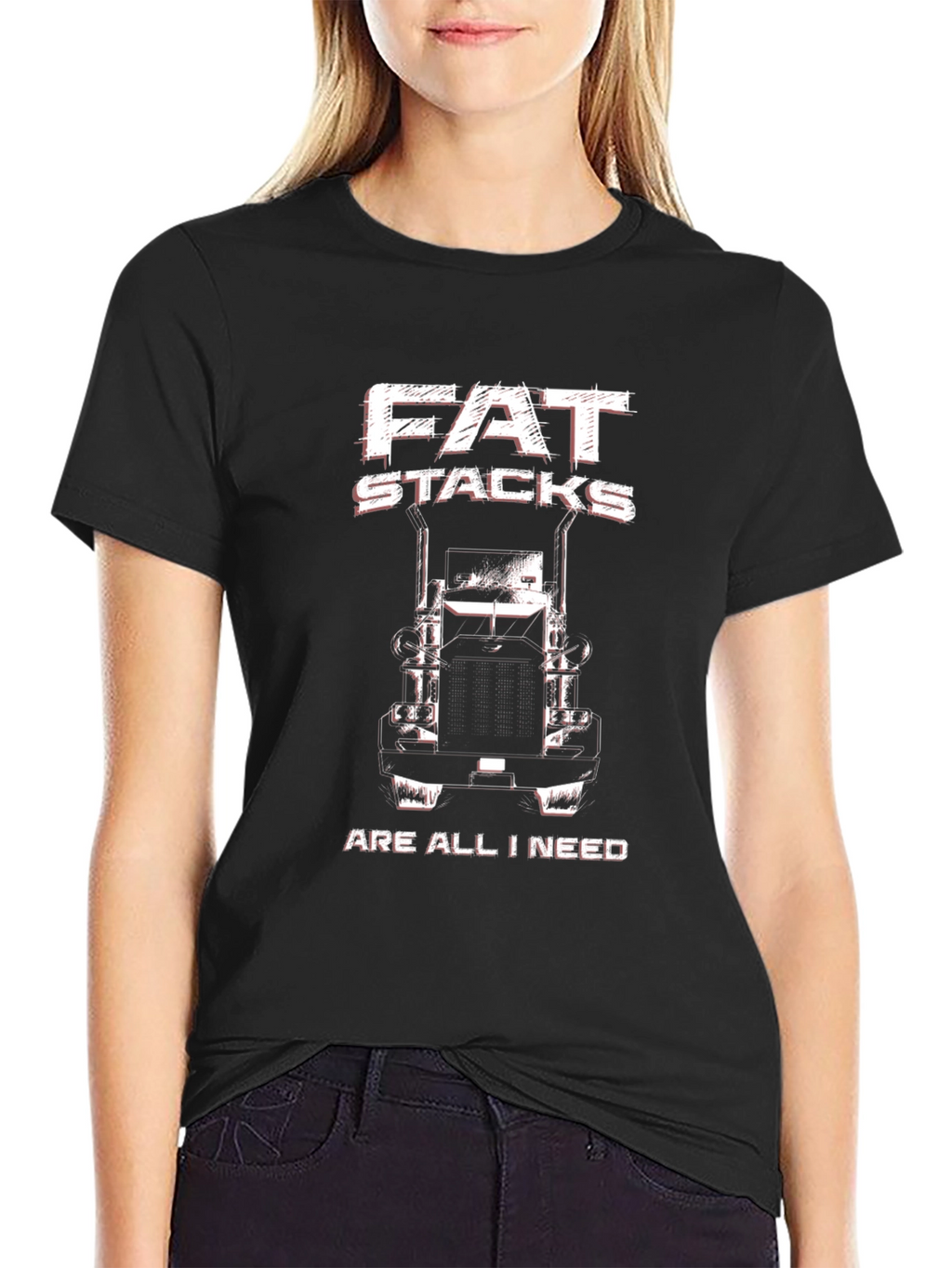 Fat Stacks Trucker T-Shirt