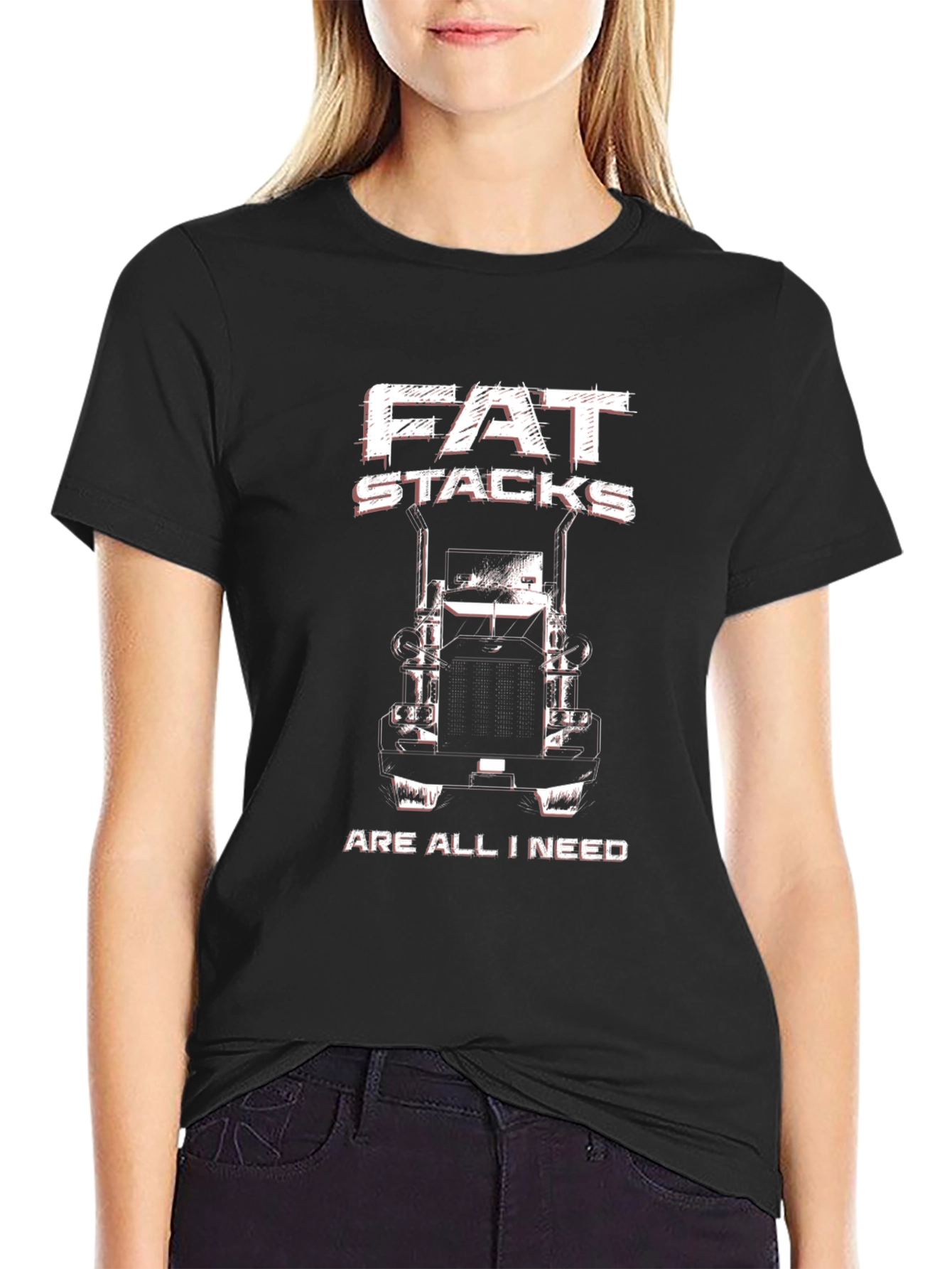 Fat Stacks Trucker T-Shirt