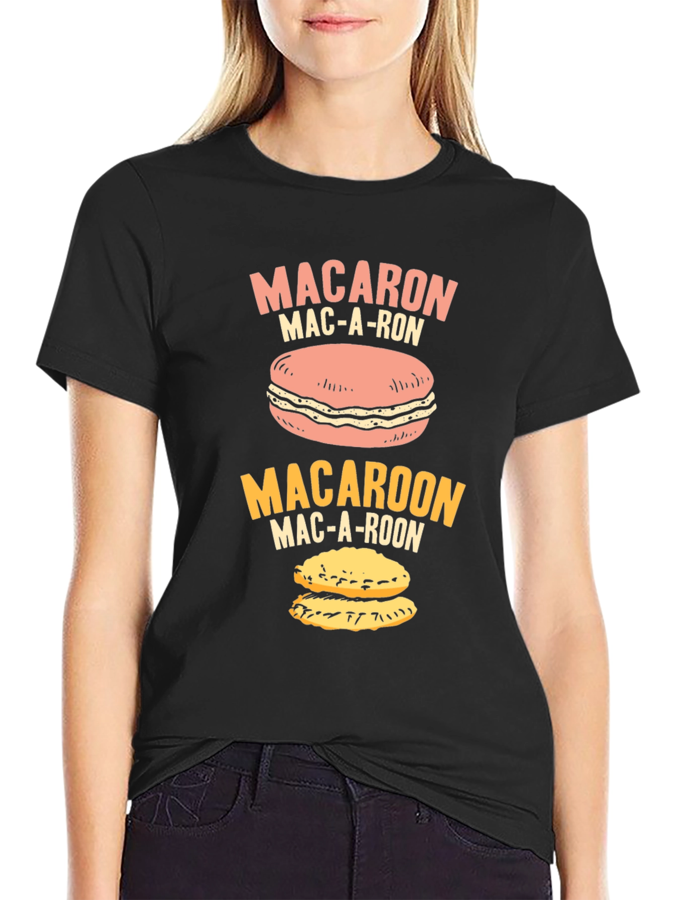 Macaron T-Shirt - Funny Macaroon Pun Tee Shirt