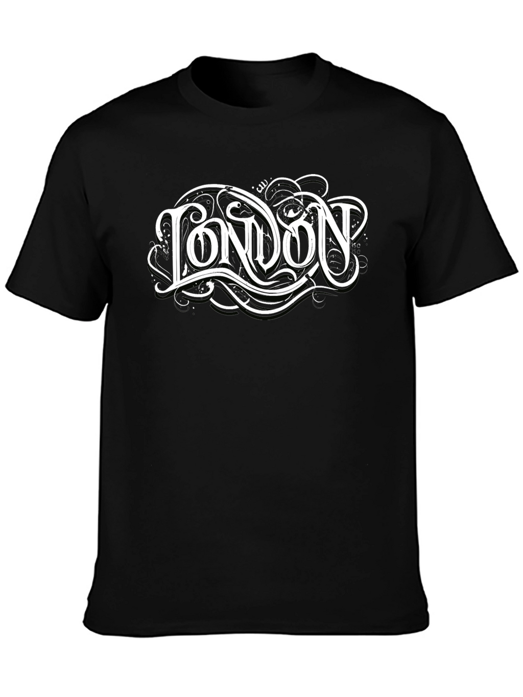 London Graphic Print Black T-Shirt