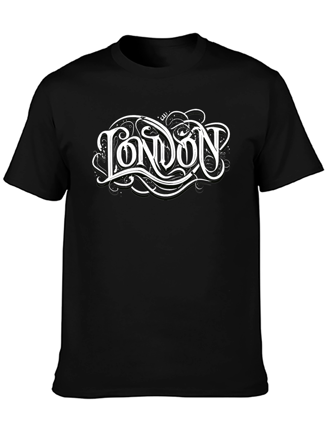 London Graphic Print Black T-Shirt
