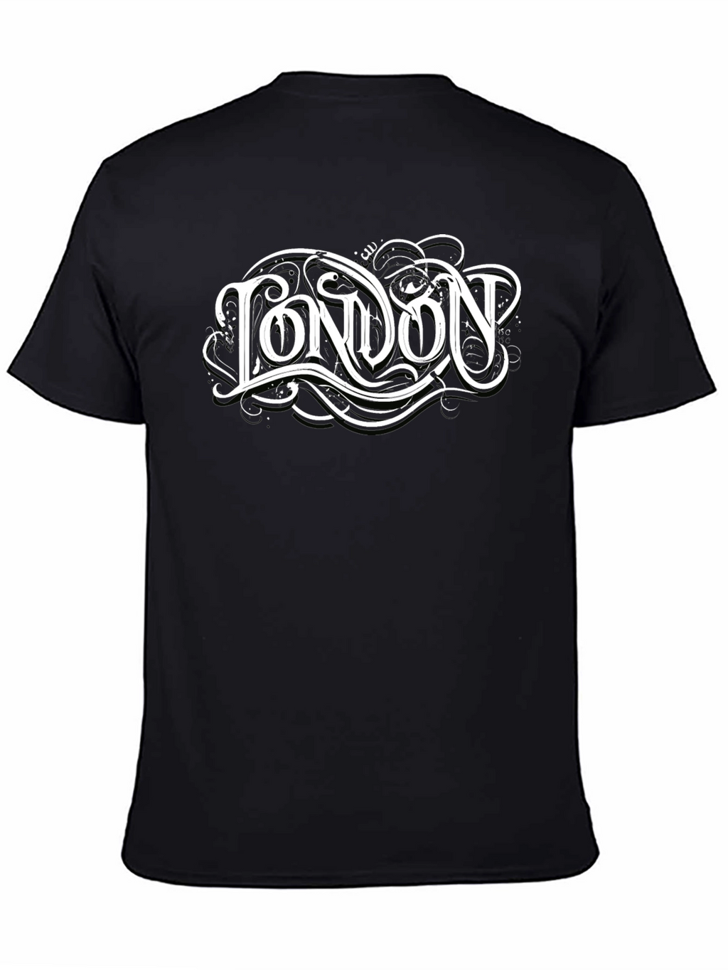 London Graphic Print Black T-Shirt