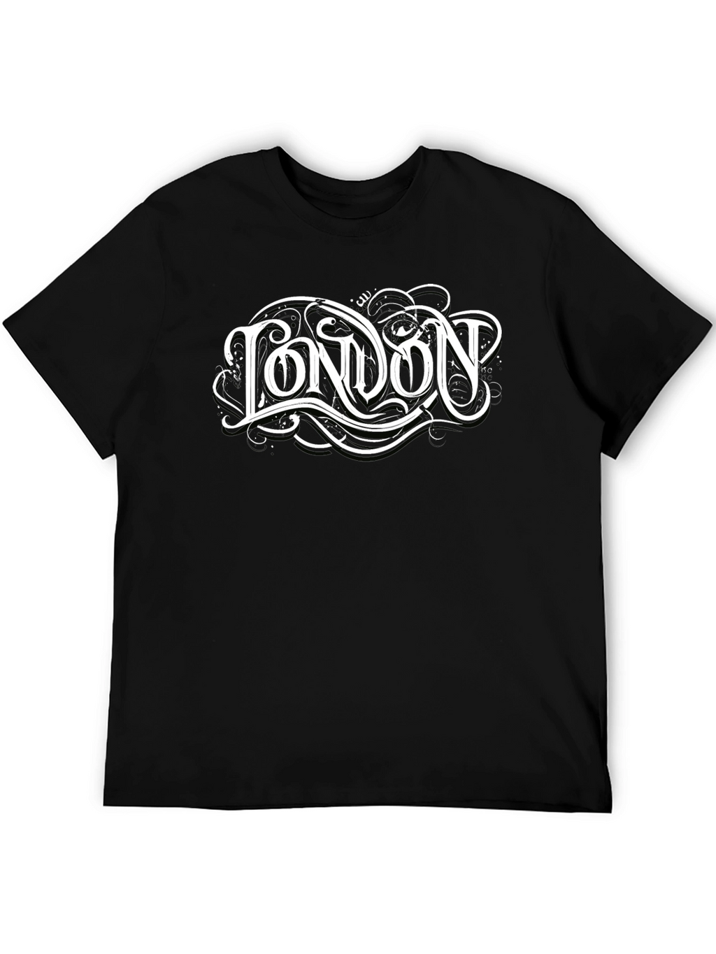 London Graphic Print Black T-Shirt
