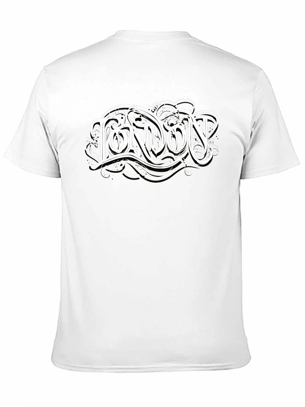 London Graphic Print Black T-Shirt