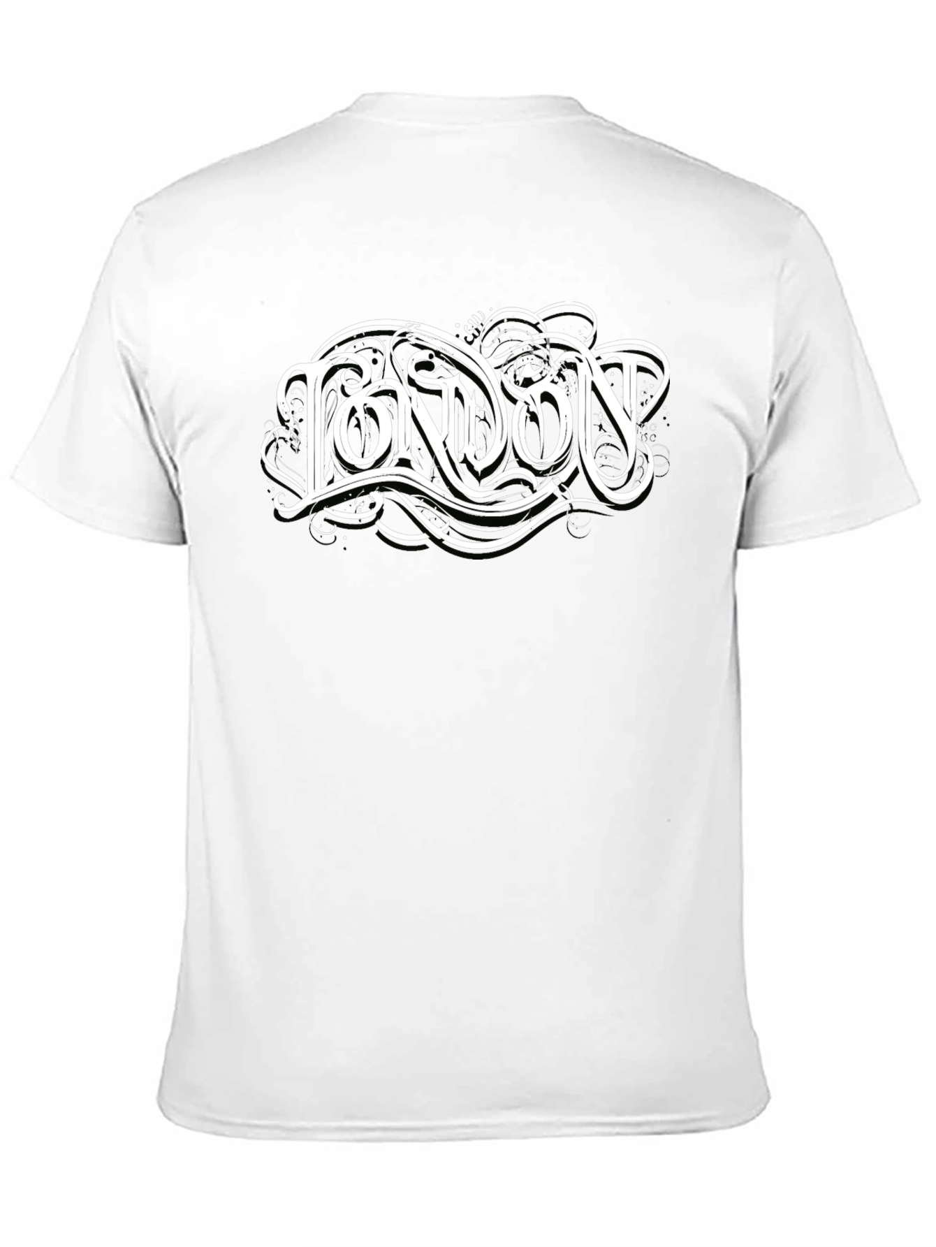 London Graphic Print Black T-Shirt