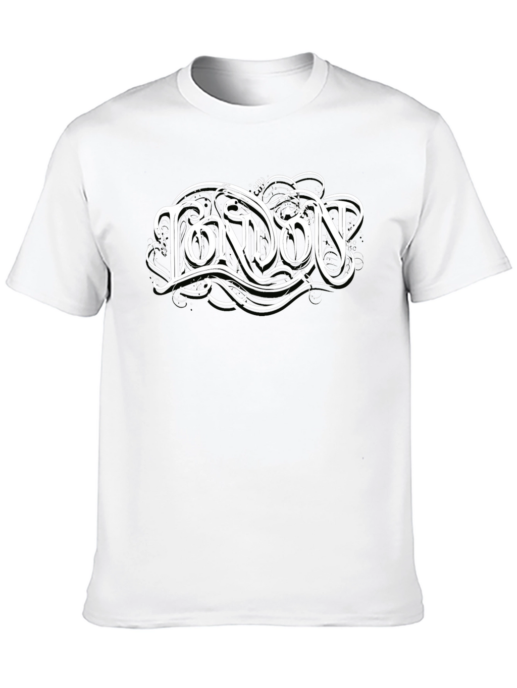 London Graphic Print Black T-Shirt
