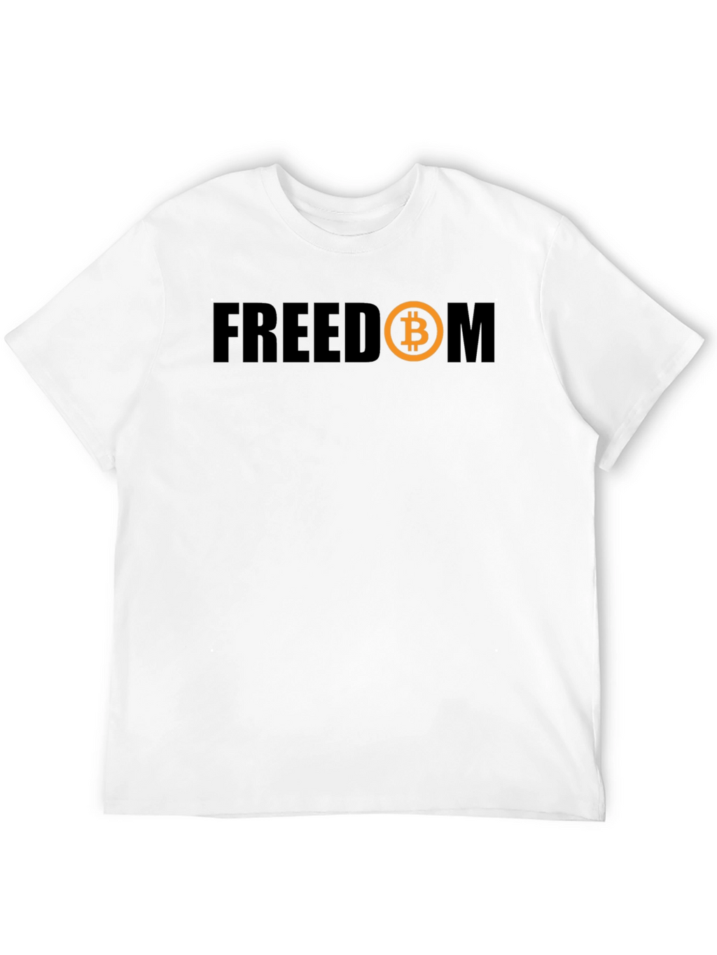 Bitcoin Freedom Graphic T-Shirt - Crypto Currency Tee