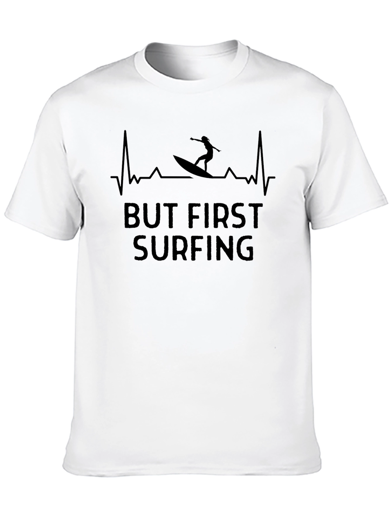 But First Surfing T-Shirt | Mens Graphic Tee