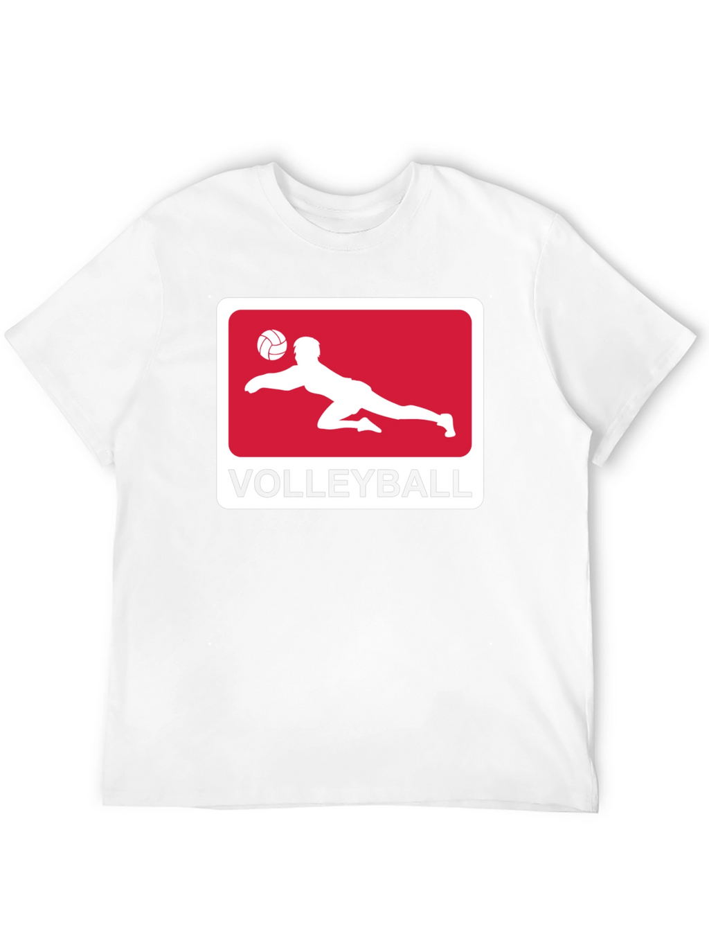Volleyball Graphic Tee - Black Cotton Shirt