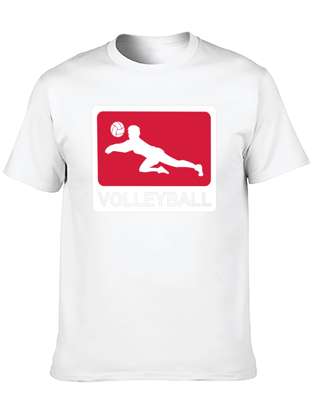 Volleyball Graphic Tee - Black Cotton Shirt