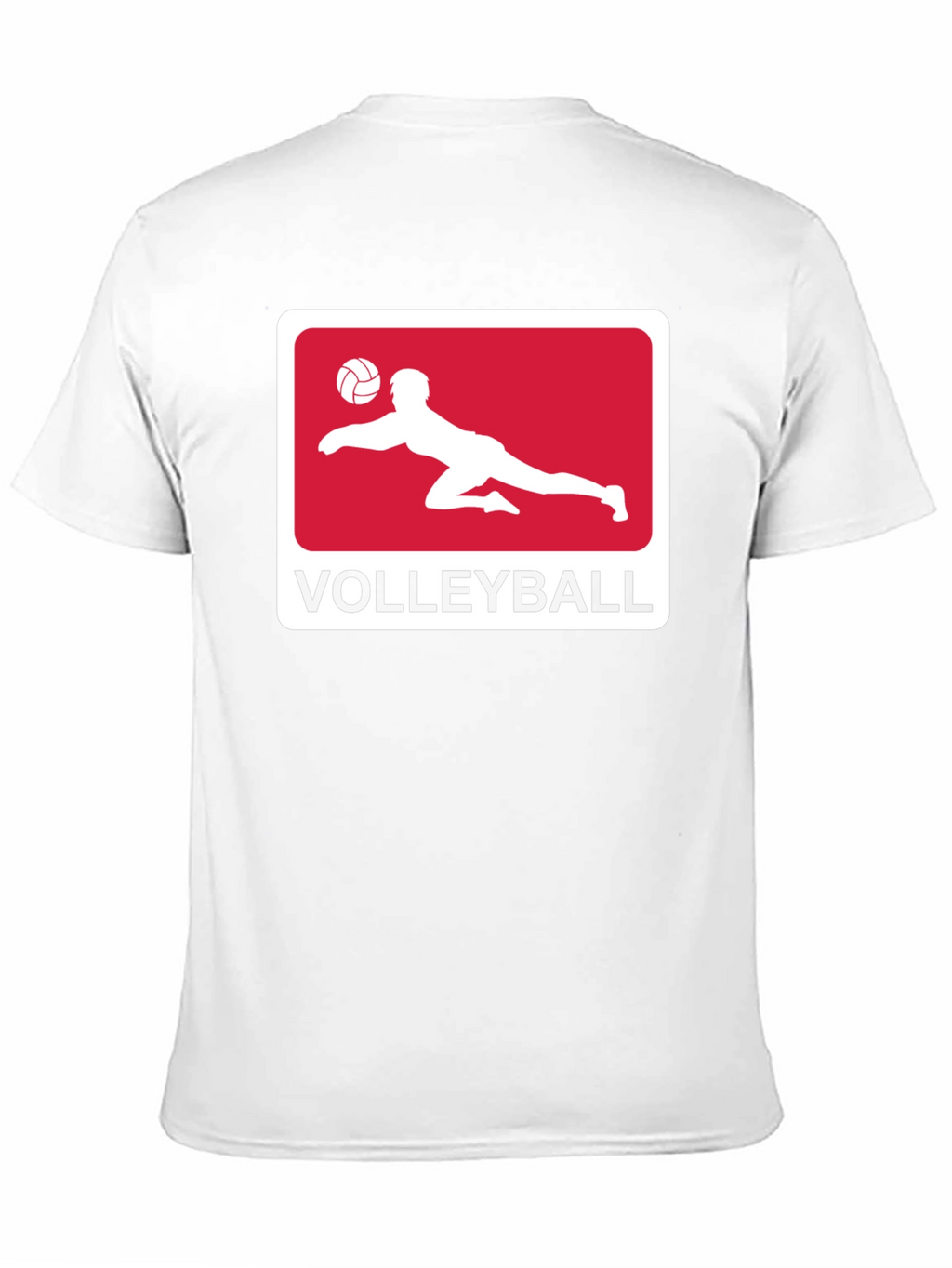 Volleyball Graphic Tee - Black Cotton Shirt