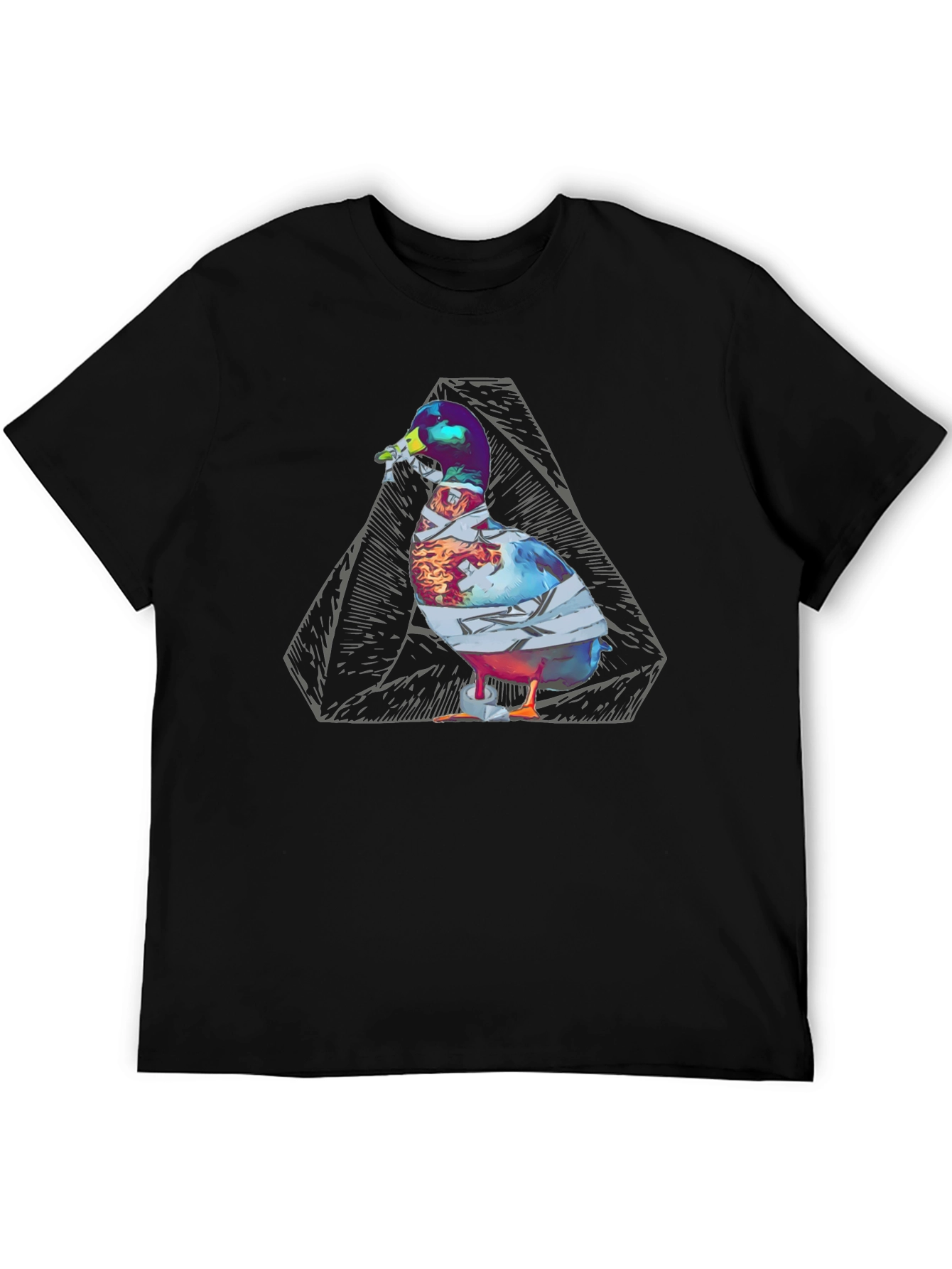 Duck Graphic T-Shirt - Unique Colorful Design