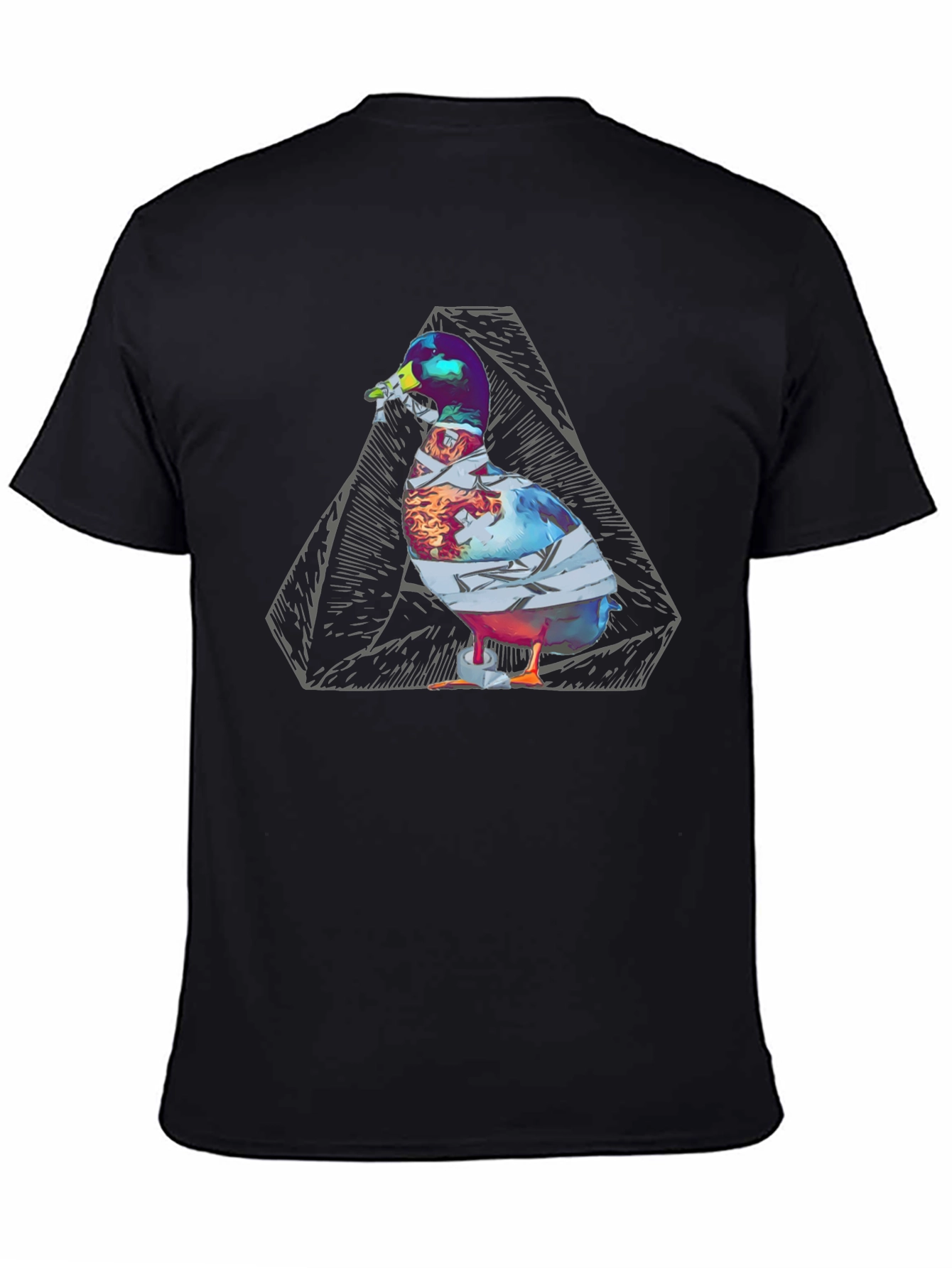 Duck Graphic T-Shirt - Unique Colorful Design