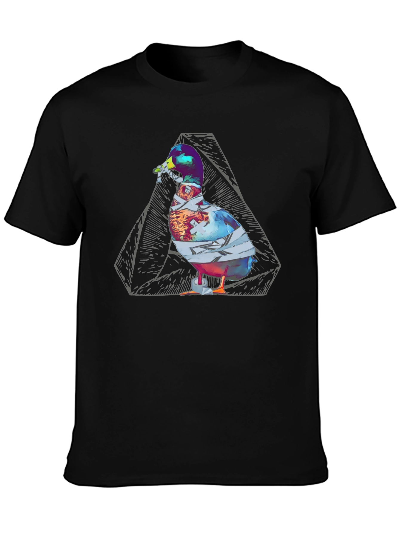 Duck Graphic T-Shirt - Unique Colorful Design