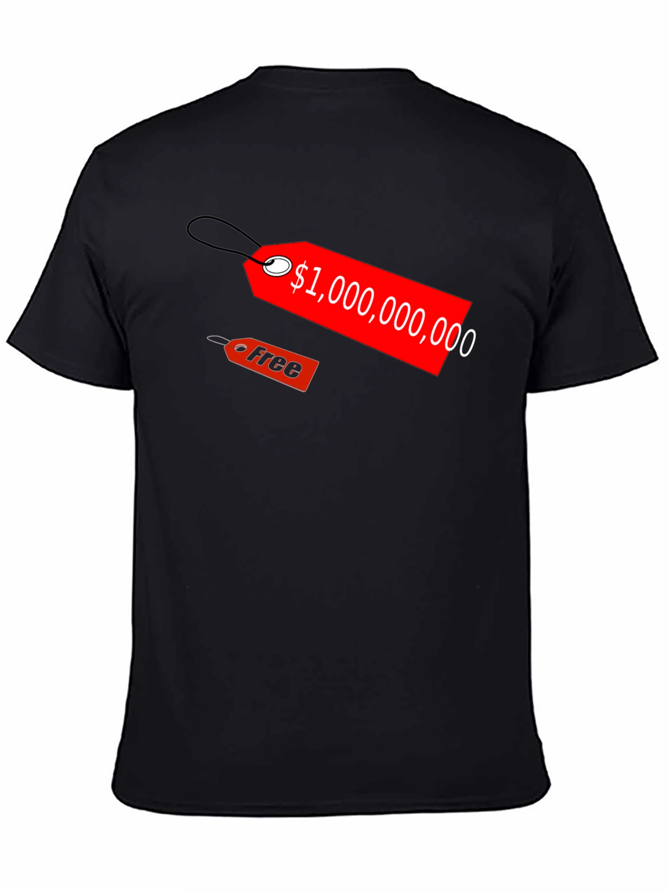 Million Dollar Dream Tee - Black Cotton Graphic T-Shirt