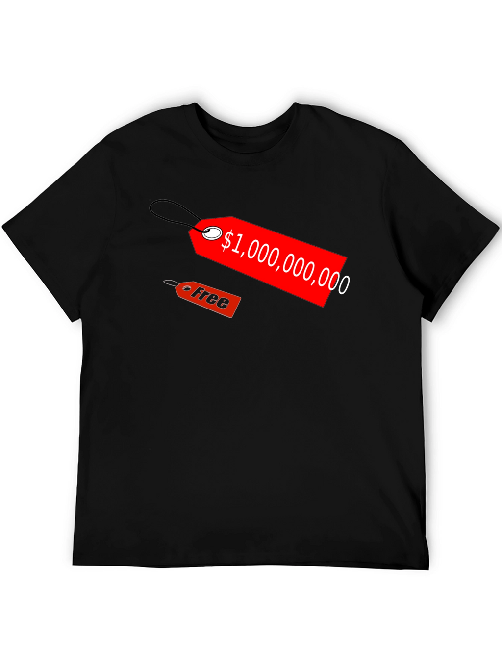 Million Dollar Dream Tee - Black Cotton Graphic T-Shirt