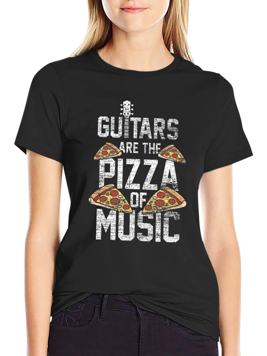 Guitars are the Pizza of Music T-Shirt