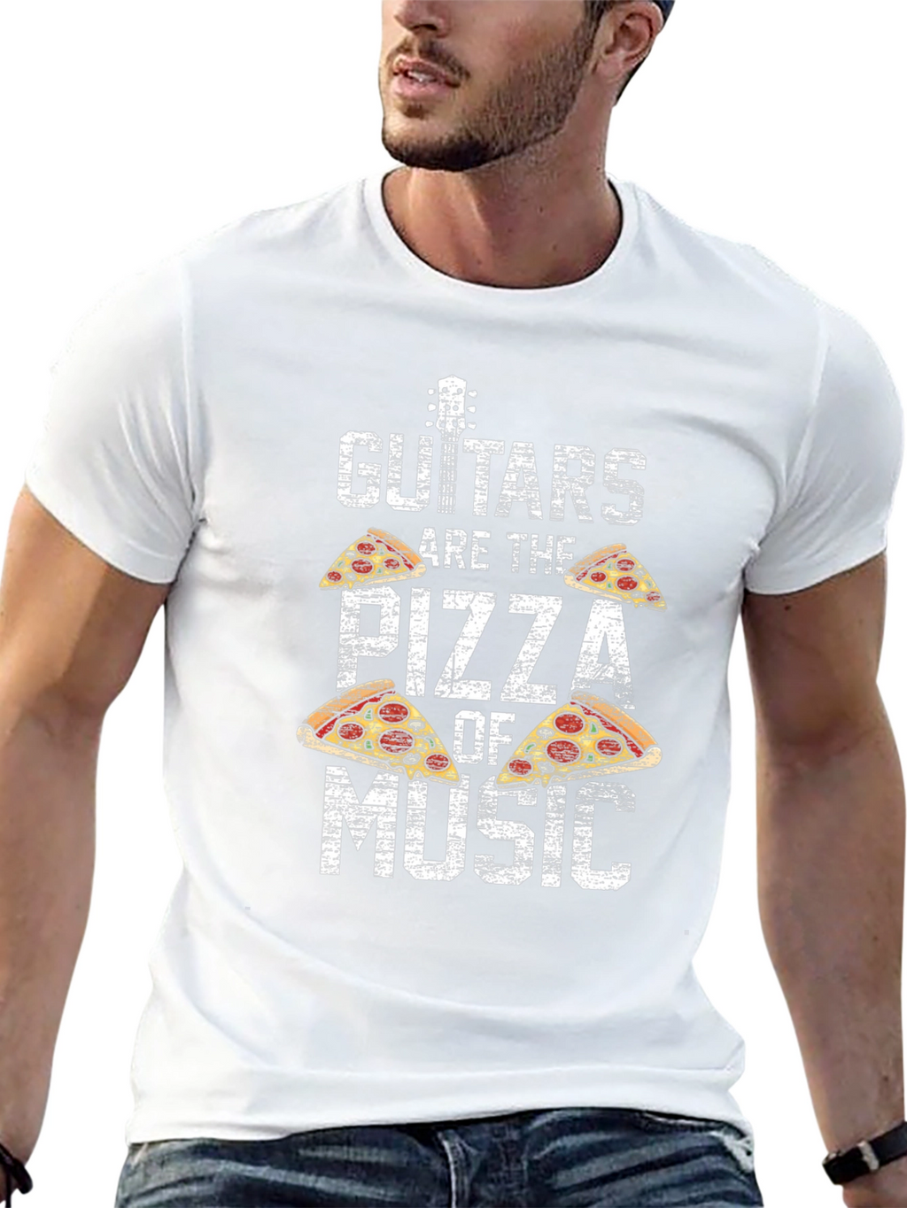 Guitars are the Pizza of Music T-Shirt