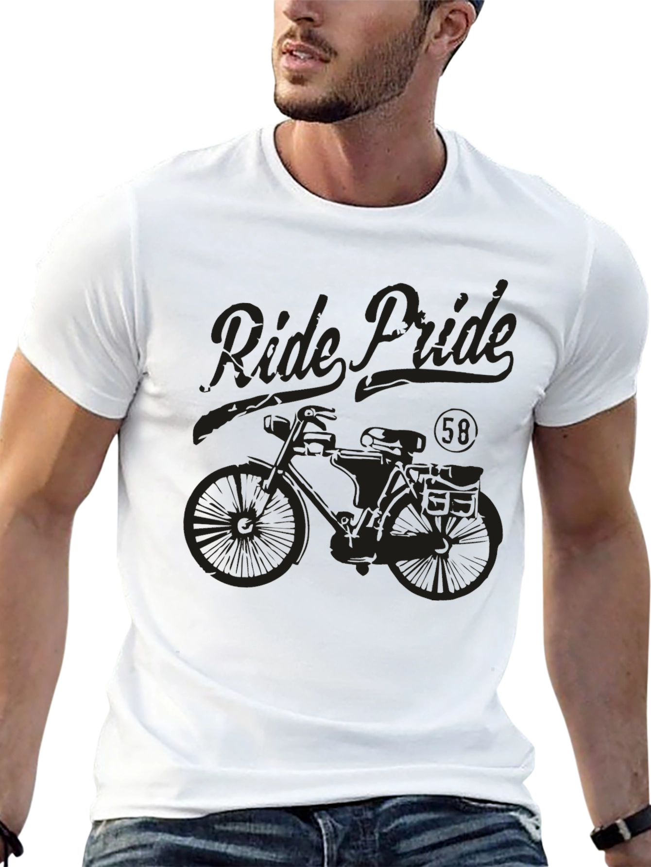 Ride Pride Bike Graphic Tee