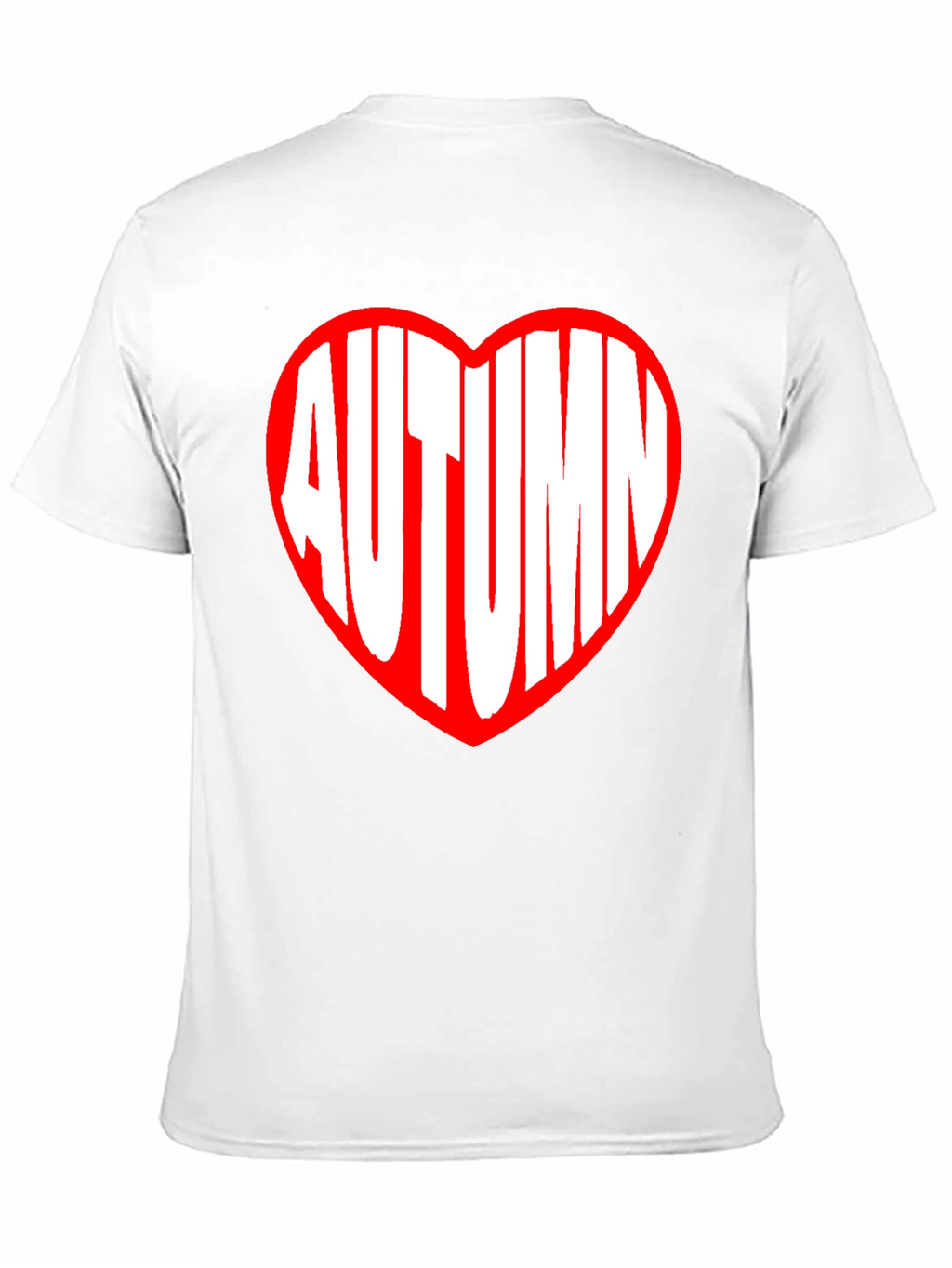 Autumn Heart Graphic Tee - Black