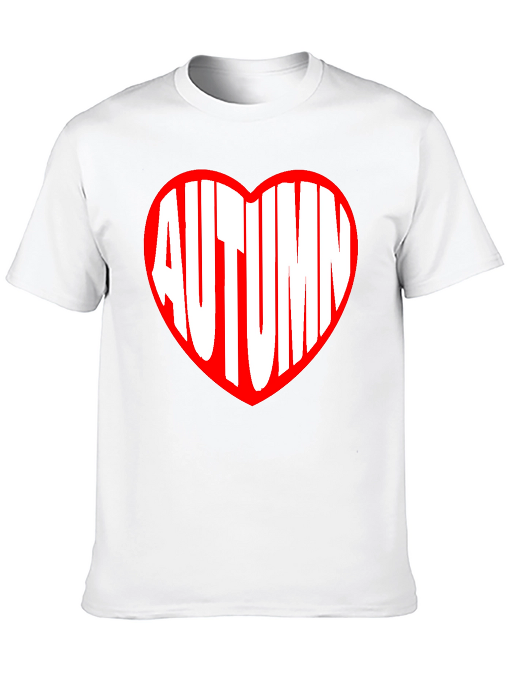 Autumn Heart Graphic Tee - Black