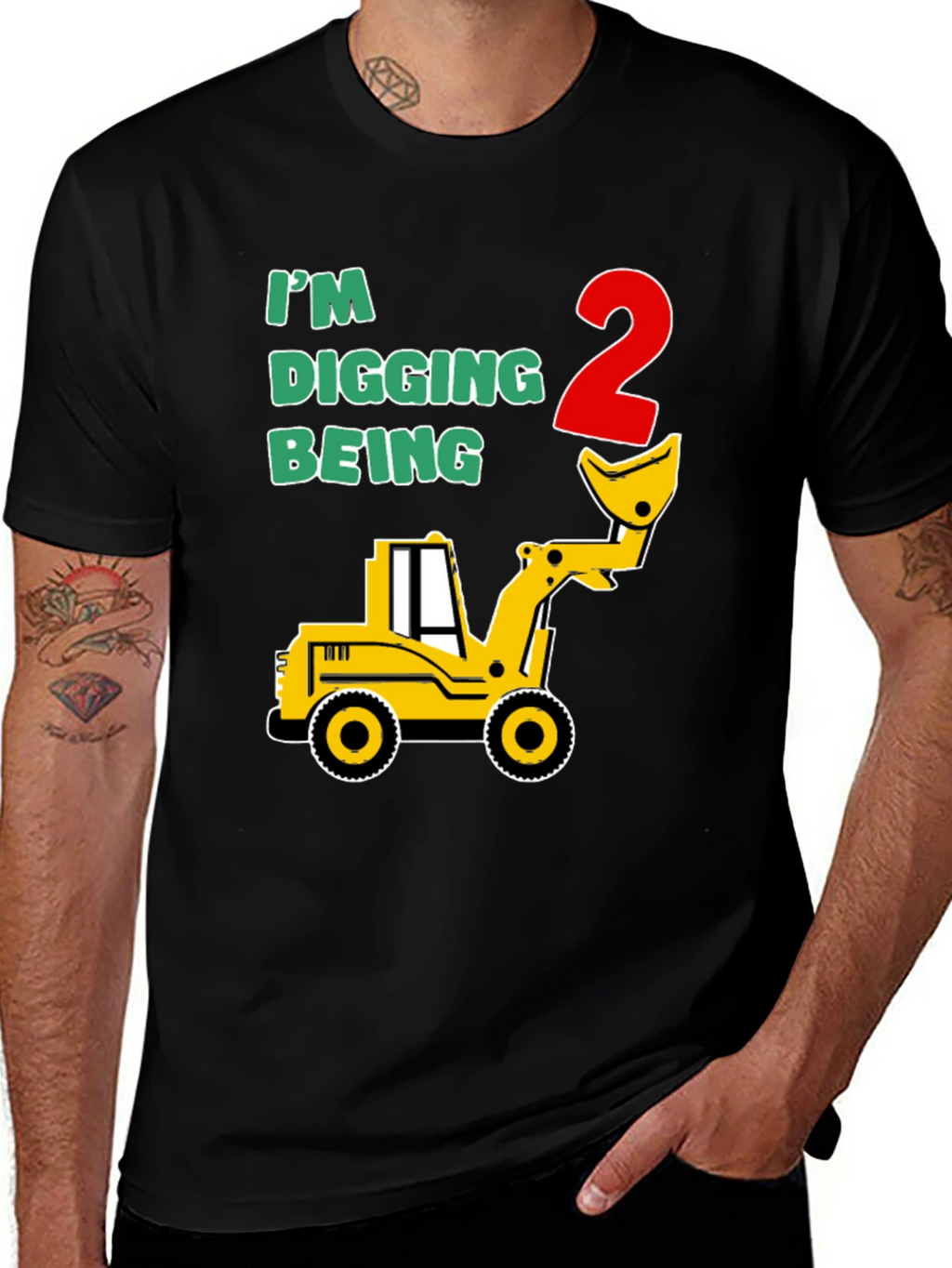 Im Digging Being 2 - Boys Birthday T-Shirt