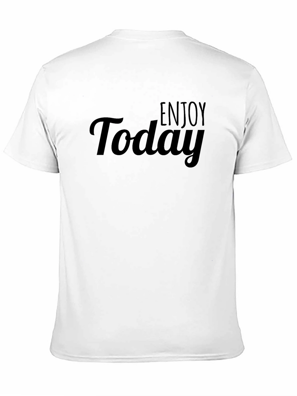 Enjoy Today Black Graphic T-Shirt