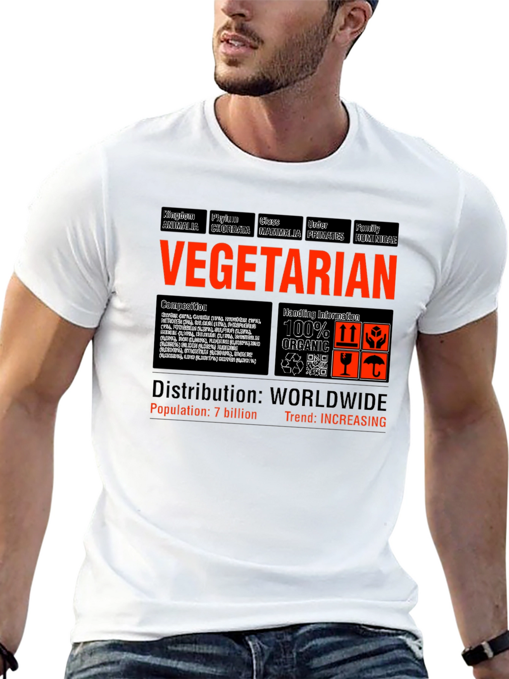 Vegetarian Anatomy T-Shirt - Animal Classification
