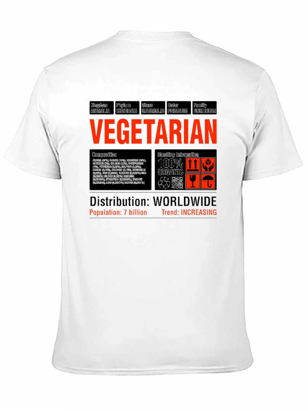 Vegetarian Anatomy T-Shirt - Animal Classification