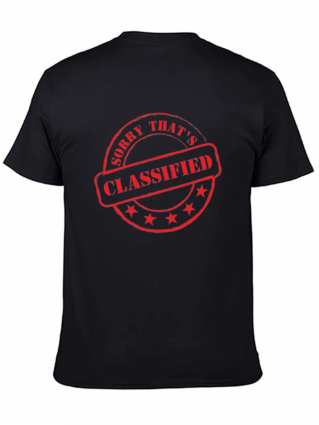 Classified Graphic Tee - Mens Black T-Shirt