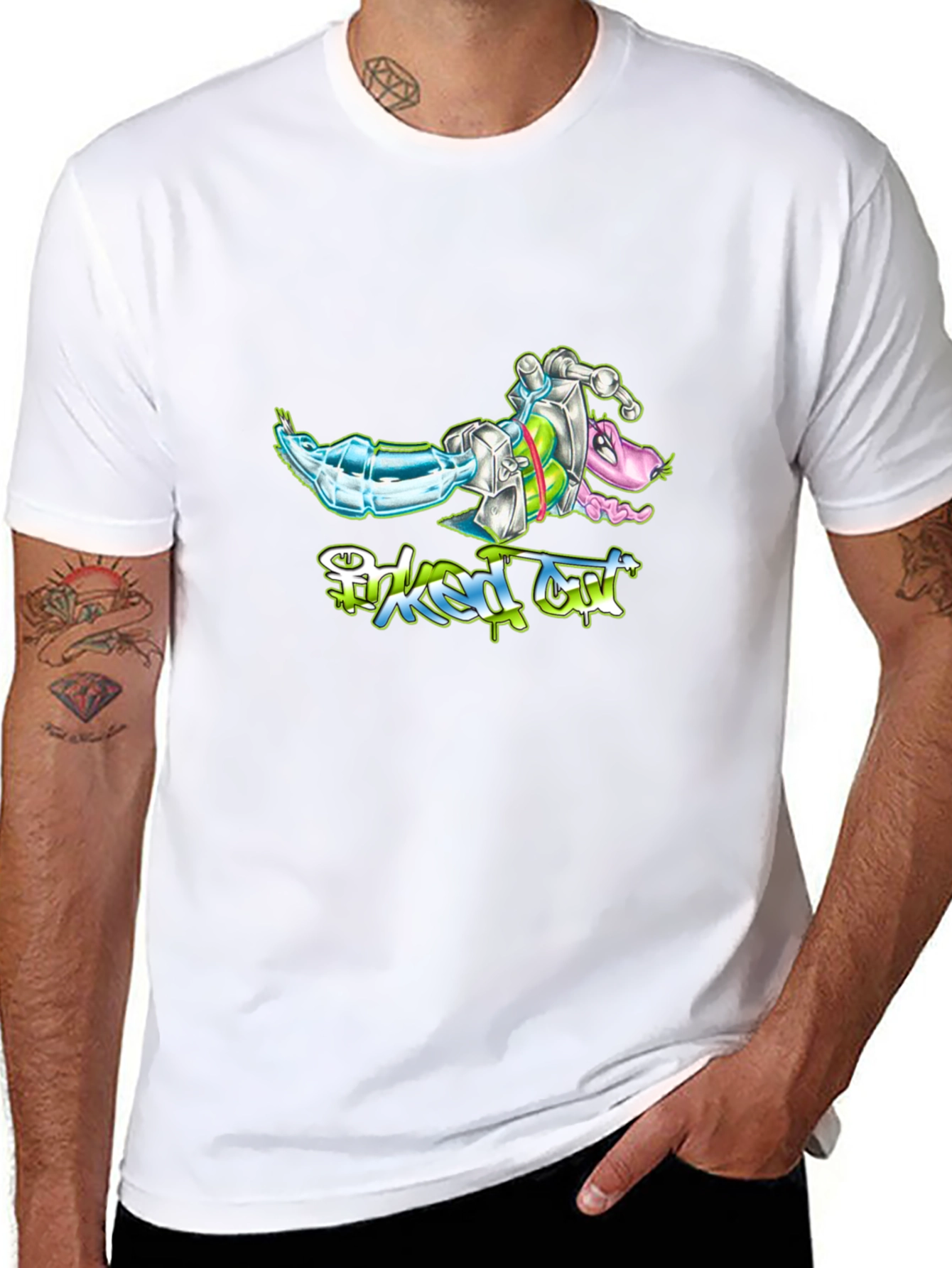 Toked Out Graphic T-Shirt - Black