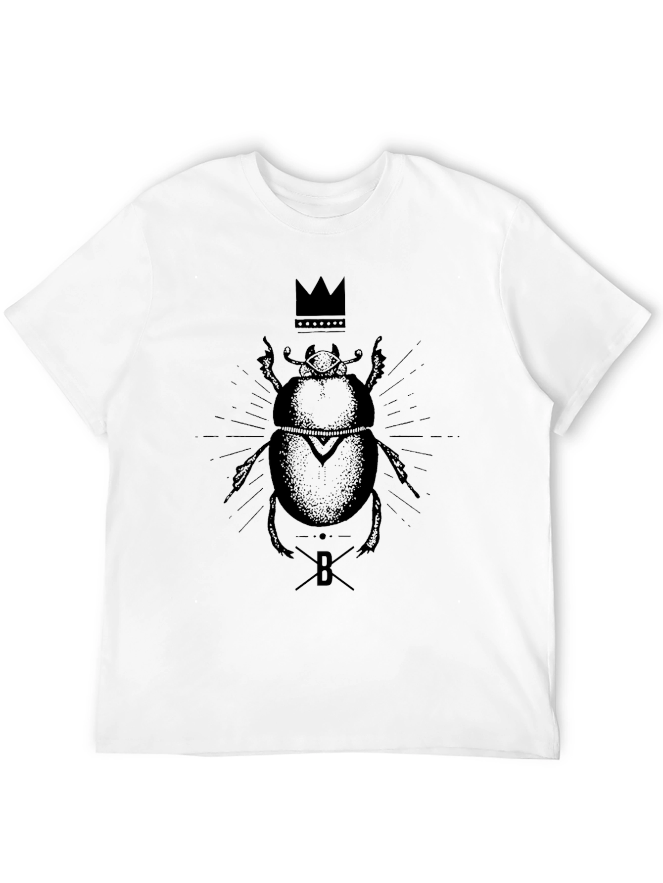 Graphic Black Beetle T-Shirt