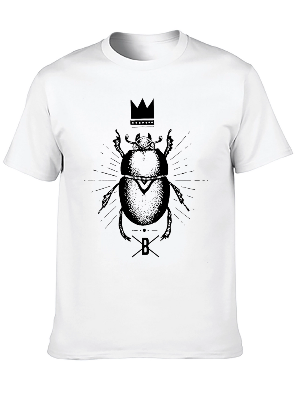 Graphic Black Beetle T-Shirt